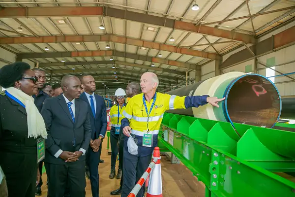 Oil pipeline coating plant flagged off